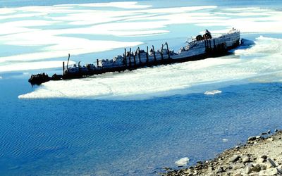 Amundsenova potopená
Maud se vrátí do Norska