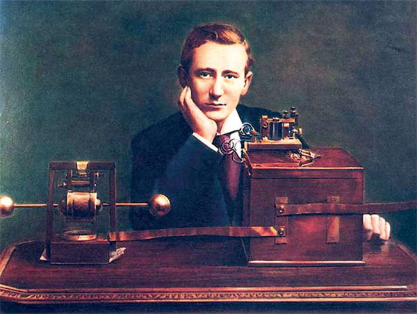 Vynálezce telegrafu
Guglielmo Marconi