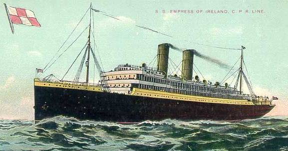 Zkázu parníku Empress
of Ireland zavinila mlha