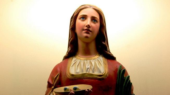 Sv. Lucie, patronka slepců,
nemocných i krejčích