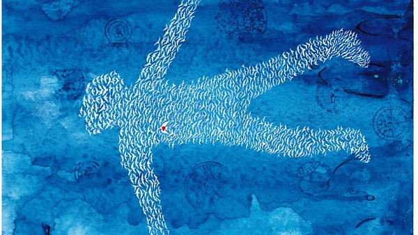 Na letišti byla odhalena
tapiserie k poctě Havla