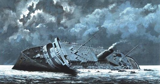 Potopení Wilhelma Gustloffa
bylo největší lodní katastrofou