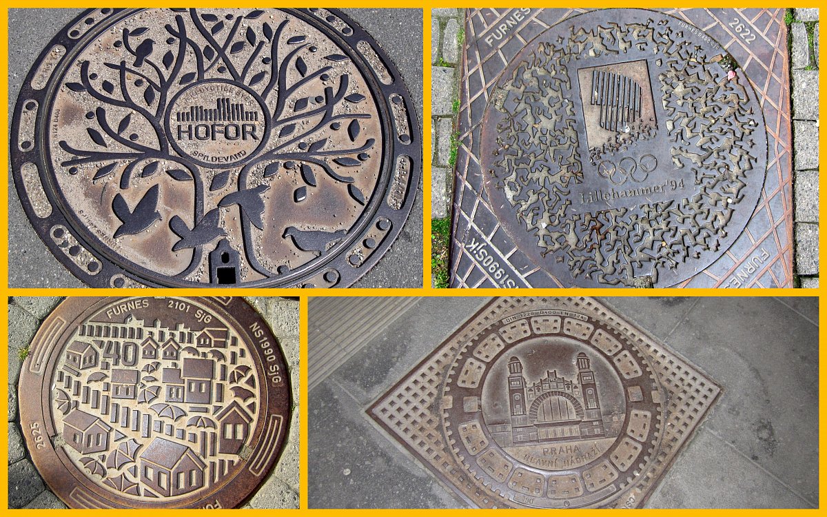 I kanalizační poklopy mají svůj půvab