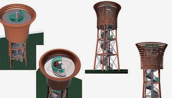 U Veselí roste rozhledna
ve tvaru číše na víno