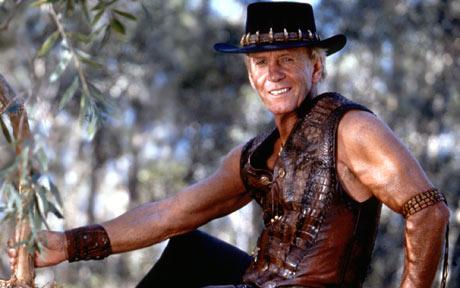 Paul Hogan alias
krokodýl Dundee