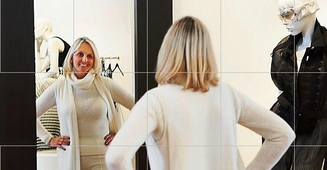 Chytré zrcadlo, fakt jsem
v tom ohozu nejkrásnější?