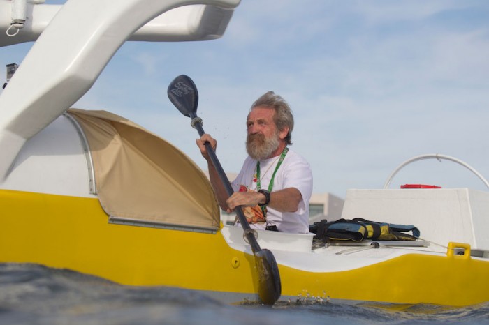 Šedesátník přeplul
na&nbsp;kajaku Atlantik