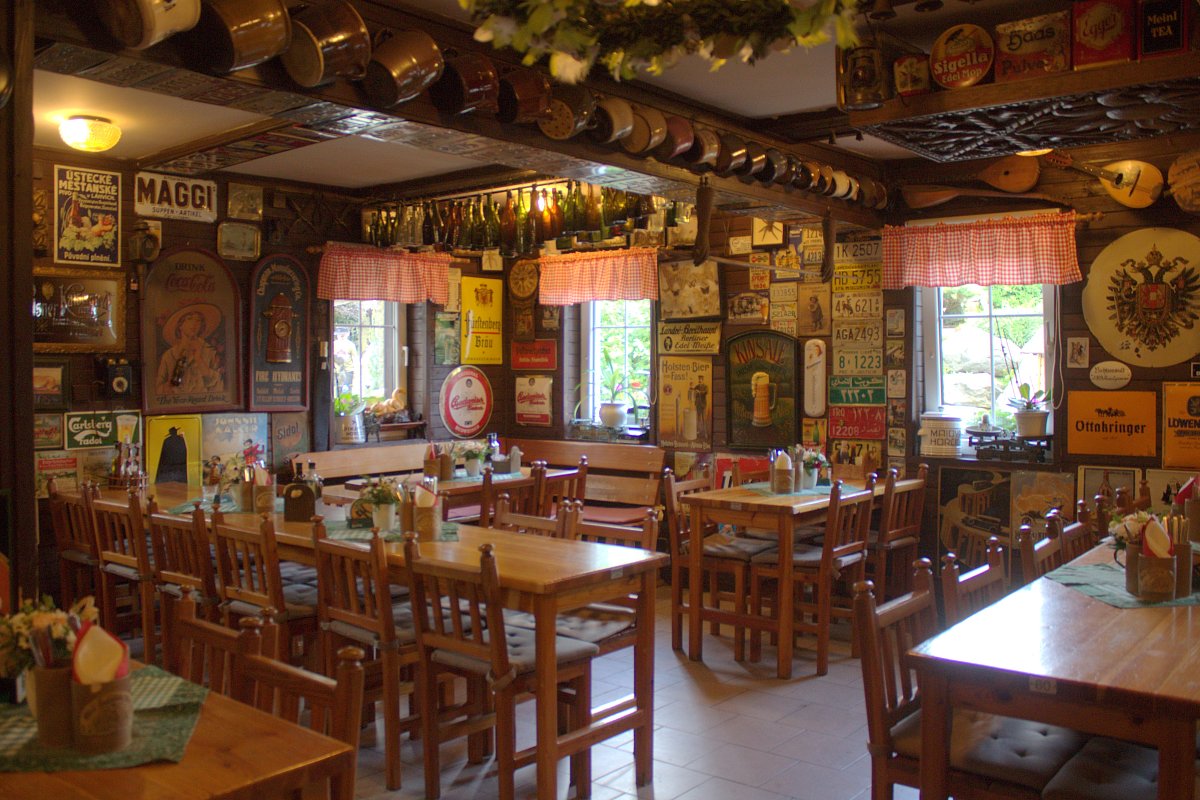 Hospody, hospůdky, kavárny, cukrárny...