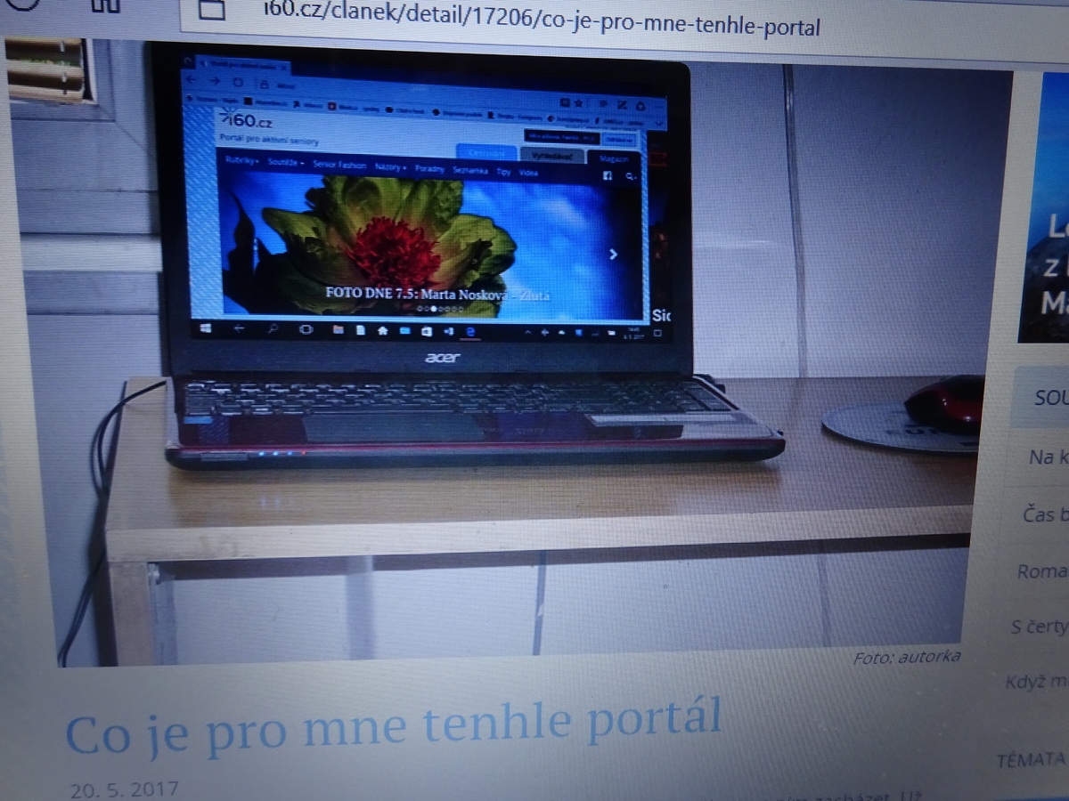 Zážitek roku 2017: Registrace na portál i60