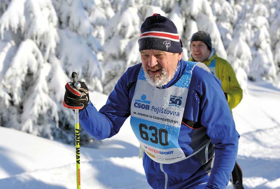 Rekordman Ladislav Míka jel Jizerskou padesátku již 44krát