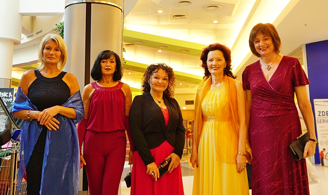 Módní přehlídku v Letňanech sledoval i exprezident Václav Klaus