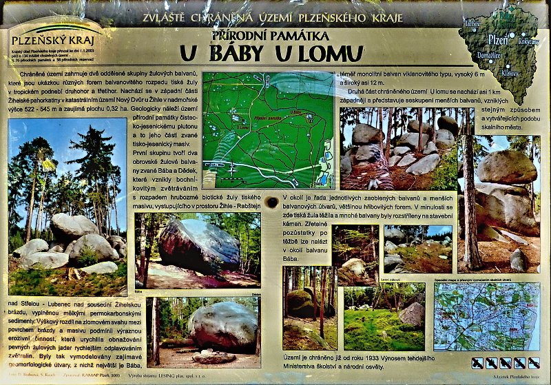 Zkamenělý Dědek a Bába u Žihle