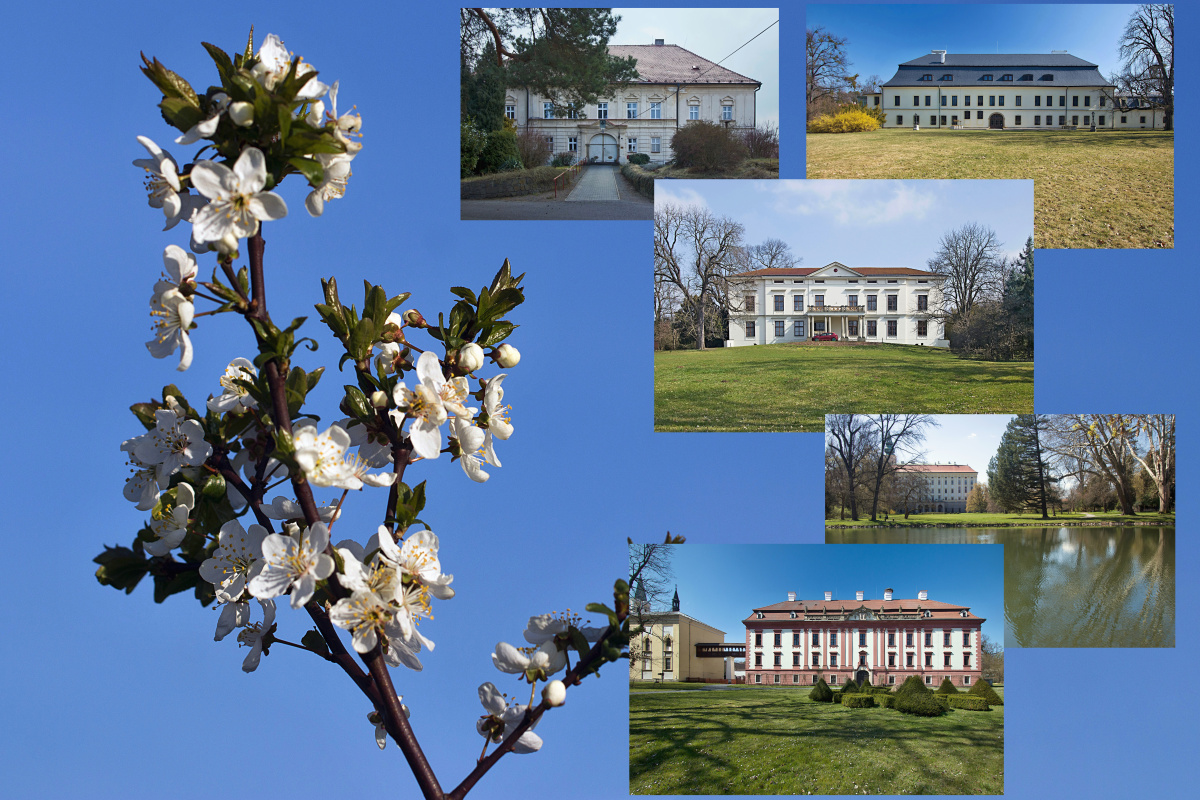 Jaro v blízkosti zámků