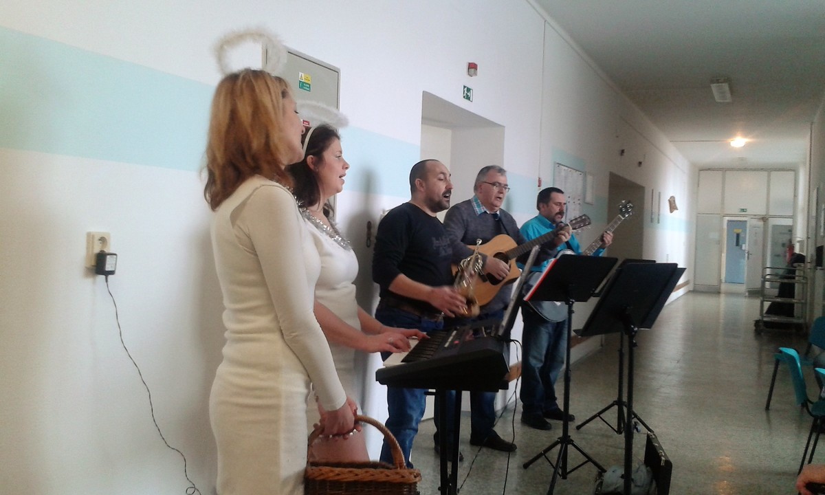 Vánoční koncert v nemocnici