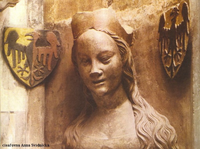 Královna Anna Svídnická prožila 
s Karlem IV. pouhých devět let
