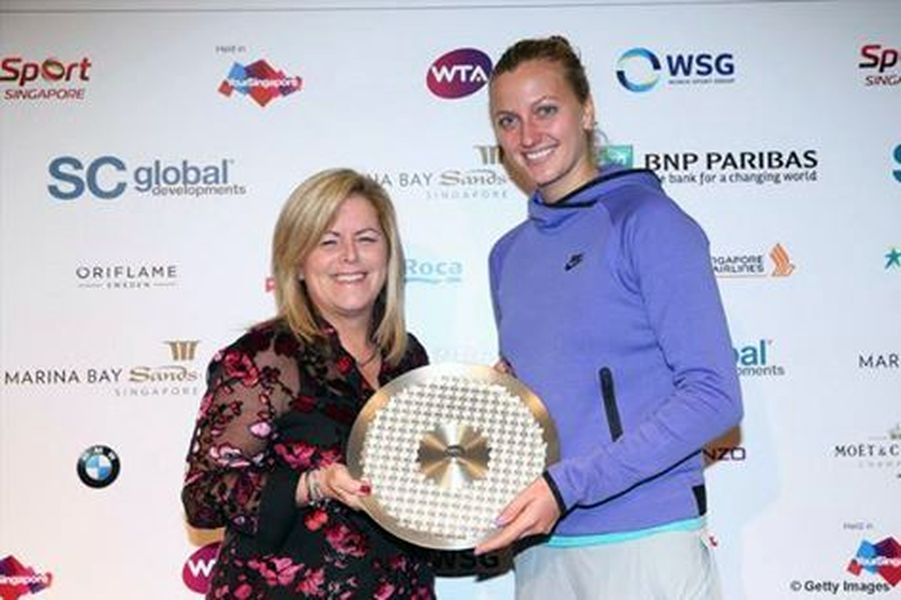 Petra Kvitová převzala cenu
The Diamond Aces 2014