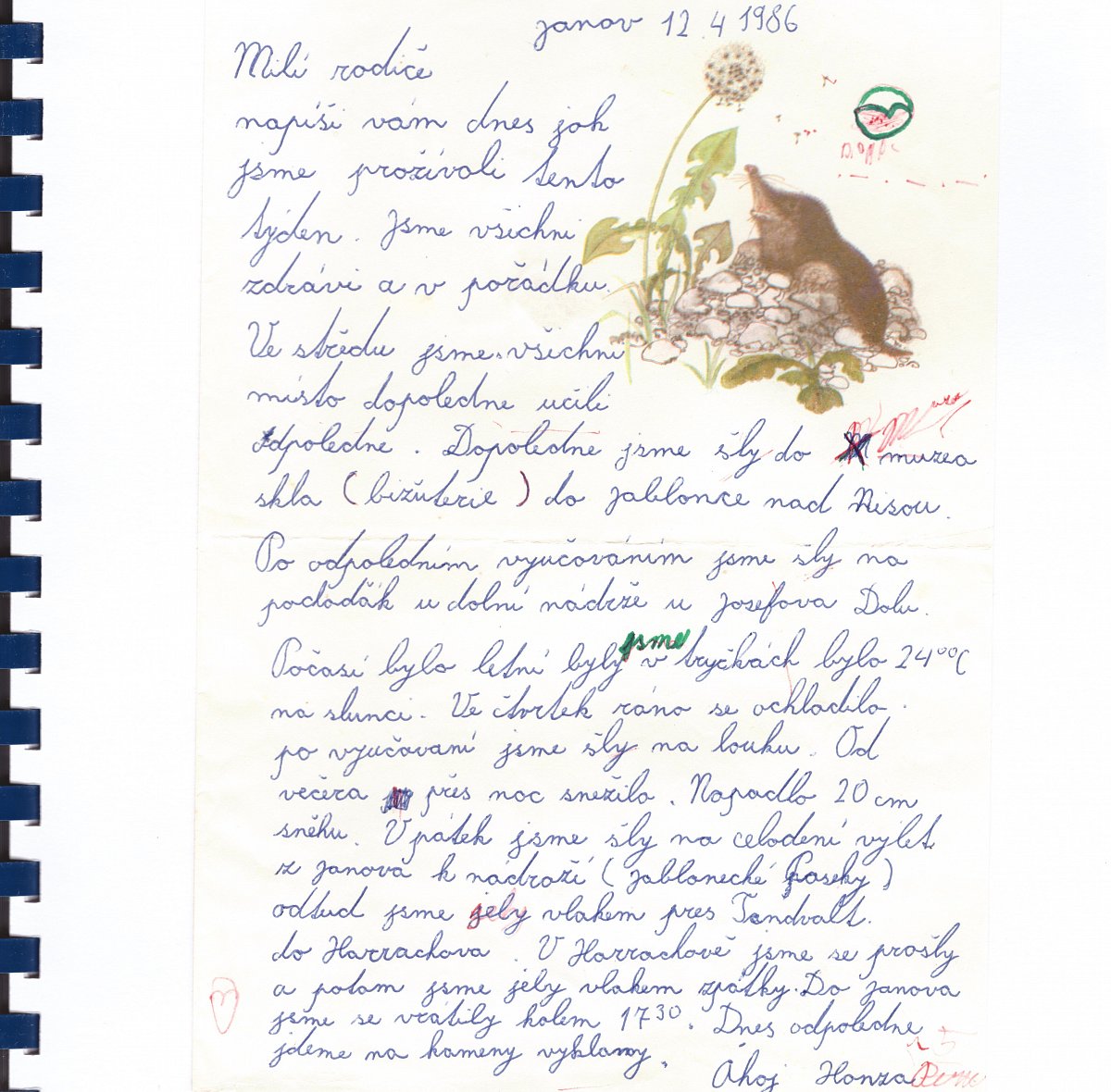 Vzpomínka: Čas vzdělávání