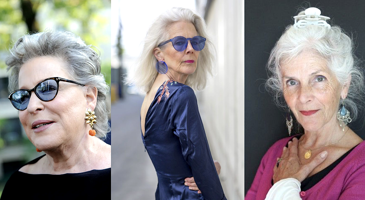 Velké náušnice? Proč ne? Bát se jich nemusí ani dámy ve vyšším věku