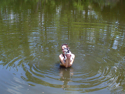 Kvalita vody přes vysoké teploty
zůstavá na většině míst dobrá