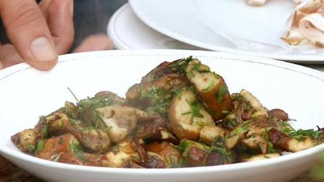 Smaženice na svátečním
saku papaláše