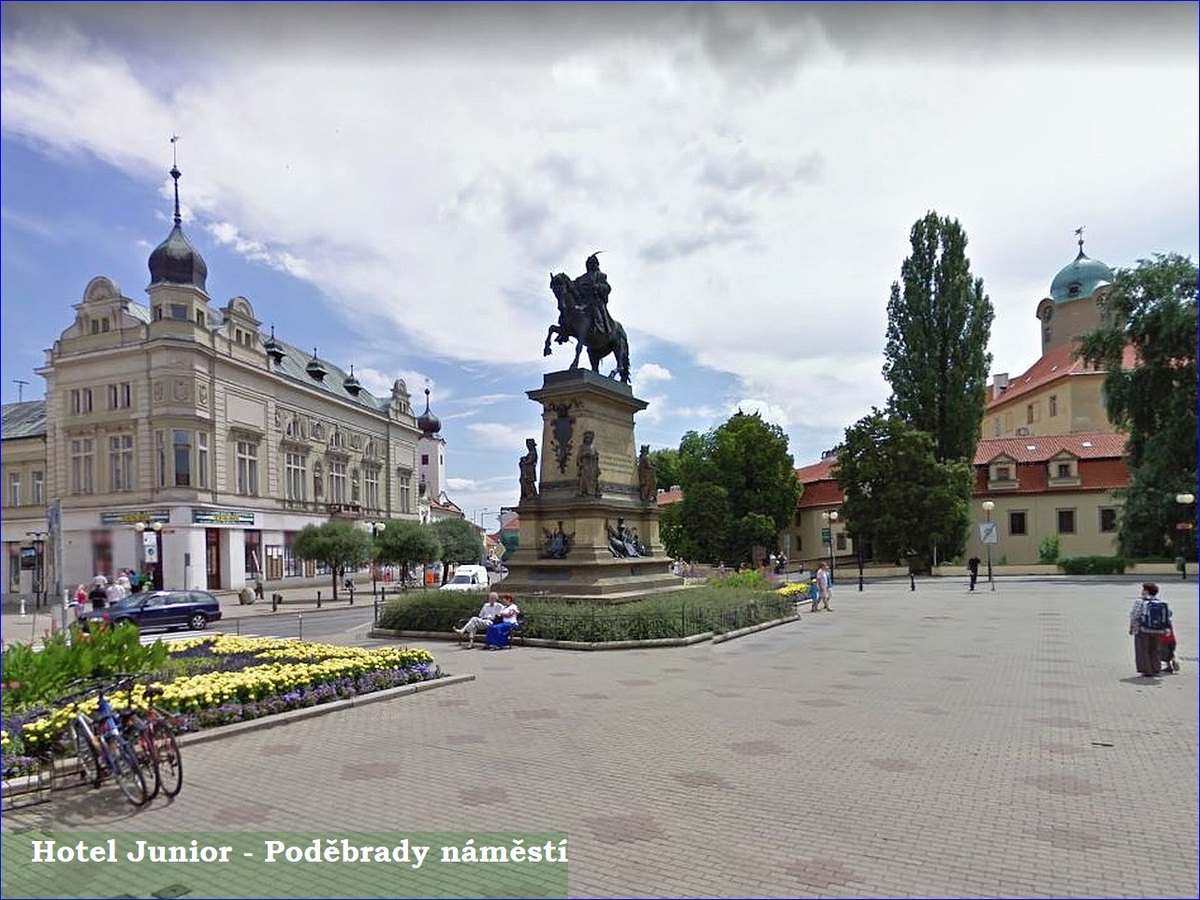 Junior Poděbrady socha