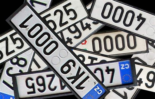 Závislost na státní
poznávací značce