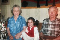 V pozdním stáří s mojí mladší dcerou