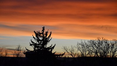 Dnešní západ slunce