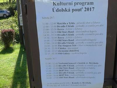 Dvoudenní program pouti