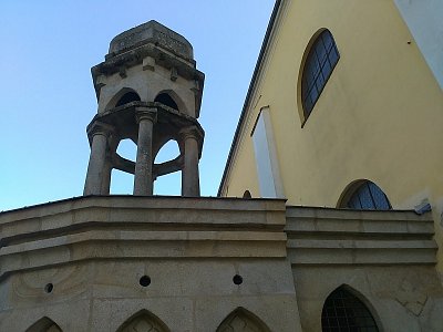 Kopie Božího hrobu stojí vedle klášterního kostela sv. Rodiny