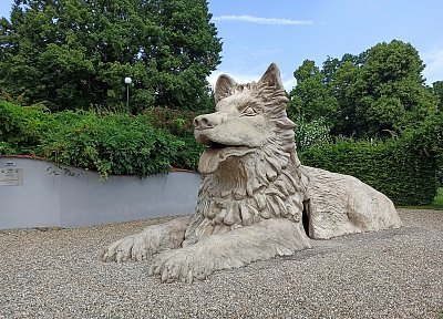 Kamenný pes na Hůrce