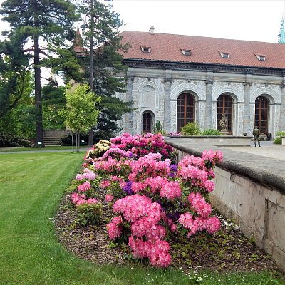 Květy před Velkou míčovnou