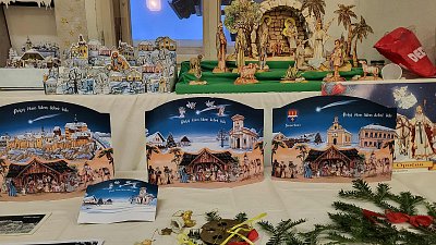 betlemy v oknech Opočna  výstava