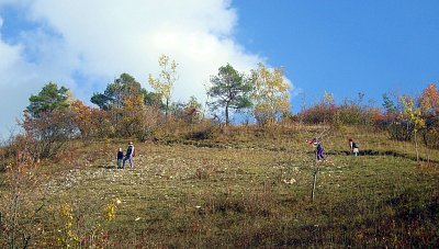 17. Bílé stráně vylákaly i několik turistů