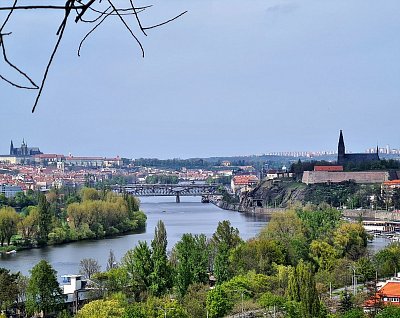Vltava z vyhlídky
