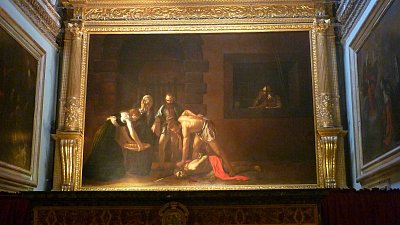 Zamířily jsme do oratoře. Našly jsme slavné obrazy, které jsme chtěly vidět.