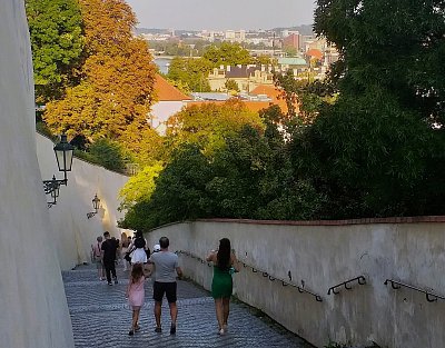 Pražské střechy v babím létě