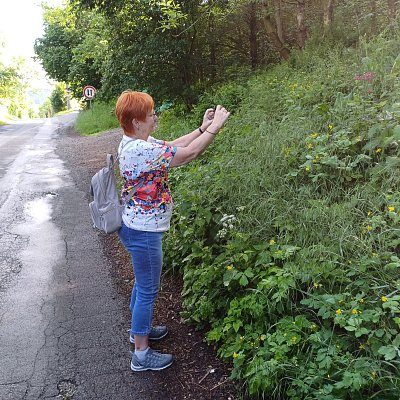 Naše fotografka ve svém živlu.