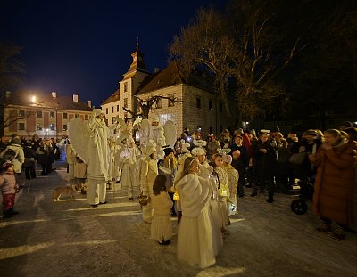 Andělský průvod v Třeboni