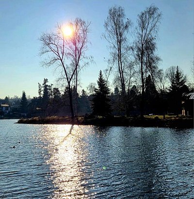 Řeka v Brandýse nad Labem
