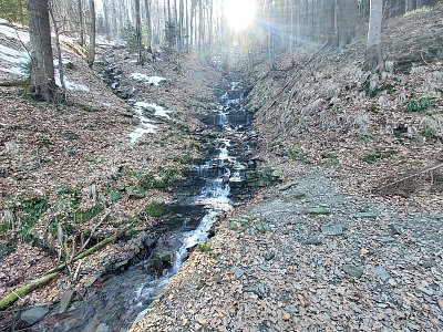 Tohle teče z Kněhyně *