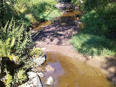 22. V tomto úseku je vidět, jak málo vody tady právě teď je