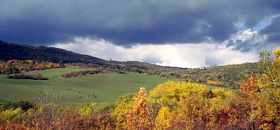 Podzimní středohorský motiv