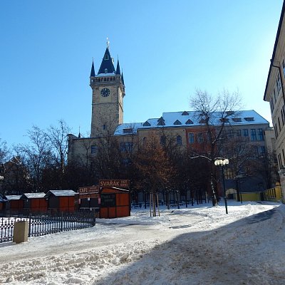 Za Staroměstskou radnicí bez občerstvení