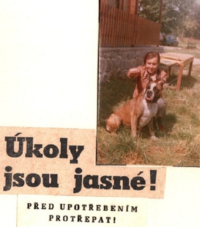 4. Dingo s Dankou na cvičáku v Českém Krumlově