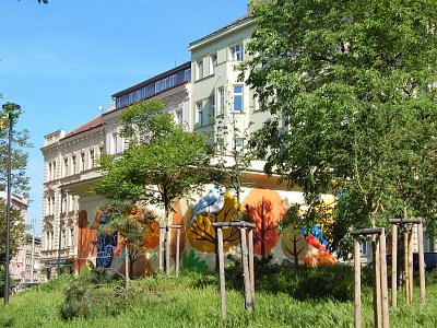 Vstup do Bezručových sadů