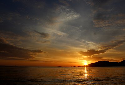 Západ slunce na Korsice