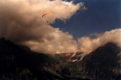 Rogala ve švýcarských Alpách v Kanderstegu
