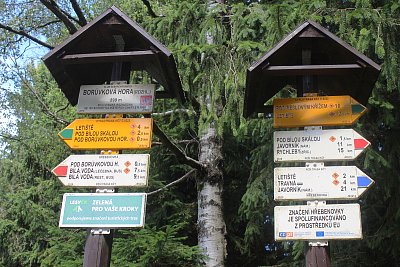 Dolů po modré do Travné