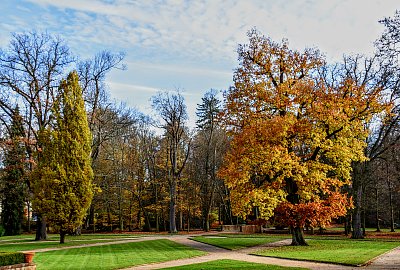 Zámecký park... Manětín